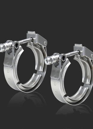 304 Stainless Steel 1.5~6 Inch 51 63 76 mm Quick Release V Band Clamp Only For Flange Turbo Exhaust Pipe Vband Clamp V Clamp