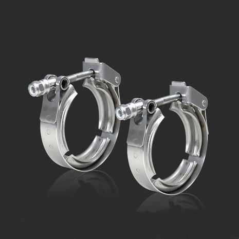 304 Stainless Steel 1.5~6 Inch 51 63 76 mm Quick Release V Band Clamp Only For Flange Turbo Exhaust Pipe Vband Clamp V Clamp