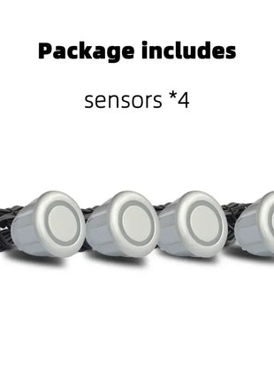 4PCS 22mm Ultrasonic Parking Sensors Reverse Backup Radar System Choose From Red, Black, White, Silver, Gray, Gold, and More!