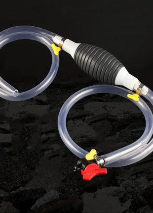 2M PVC Handy Manual Gas Oil Pump Car Fuel Pump Hand Straw Pump Durable For Liquid Gasoline Tuning Fuel Gasoline Diesel Pump