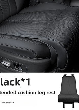 New Car Seat Leg Support Extension Suede Universal Auto Seat Extender Leg Cushion For Driver Memory Foam Seat Padding Mat Cover