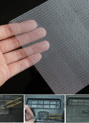 1-5Pcs Car Bumper Stainless Steel Repair Net Plastic Crack Repair Mesh Net for Bumper Body Vents Welding Tools Car Accessories