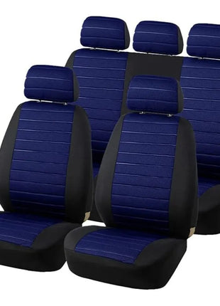 Universal Car Seat Covers Full Set Cloth Set for Most Sedans Vans SUVs Trucks Car Seat Protector Front and Rear Back Seat Covers