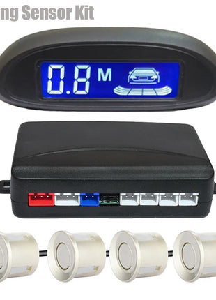 Multiple Radar Car Parktronic LED Parking Sensor Kit Radar Backlight Display Backup Monitor Detector System
