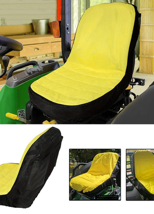 Riding Lawn Mower Cushioned Seat Cover LP92334 for John Deere Mower Tractor & Gator Weatherproof Seats up to 18 inch High Oxford 300