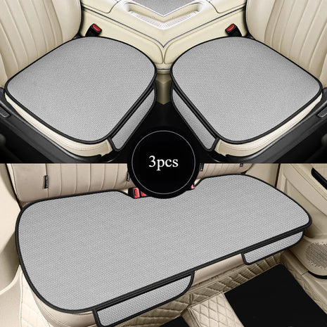 Breathable Ice Silk Car Seat Cushion Non-slip and Wear-resistant Solid Color Ice Silk Car Seat Cover, Universal Fit Most Cars