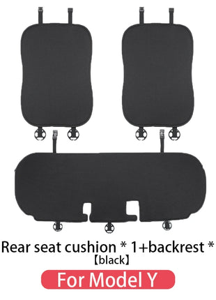 For Tesla Model Y/3 2018-2026 / Y juniper Ice silk seat cover cushion Ventilation Breathability Comfortable car seat accessories
