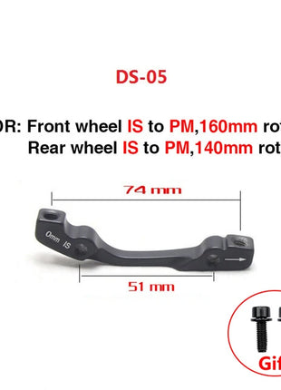 Bike Disc Brake Rotor Mount Adapter MTB Ultralight Bracket IS PM A B to PM A Bicycle Disc Brake Adaptor for 140 160 180 203mm