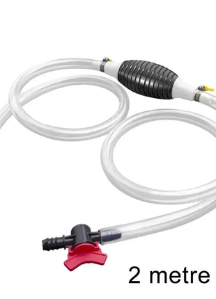 2M PVC Handy Manual Gas Oil Pump Car Fuel Pump Hand Straw Pump Durable For Liquid Gasoline Tuning Fuel Gasoline Diesel Pump