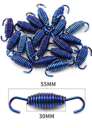 Universal Motorcycle Exhaust Spring Hooks Stainless Steel Exhaust Front