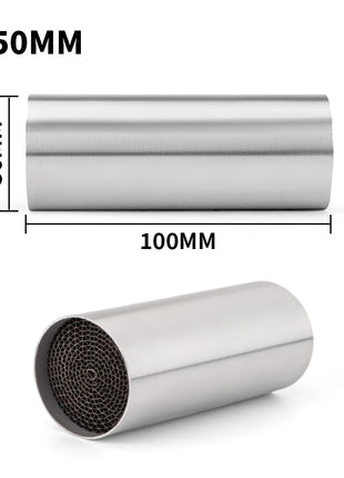 Motorcycle exhaust pipe catalyst kit 45mm 48mm 50mm 53mm
