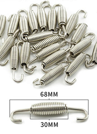 Universal Motorcycle Exhaust Spring Hooks Stainless Steel Exhaust Front