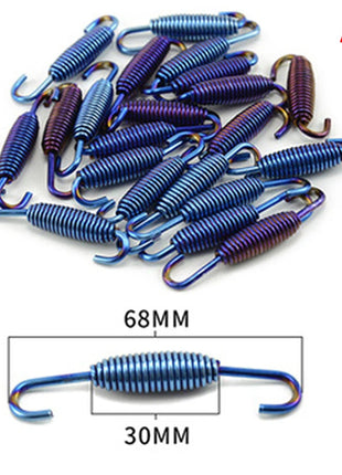 Universal Motorcycle Exhaust Spring Hooks Stainless Steel Exhaust Front
