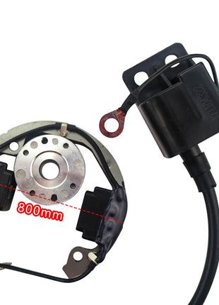 Mini Motorcycle 50cc Accessories Ignition Coil Pit Bike for 50 SX Electric and Ignition Internal Rotor Stator Magneto