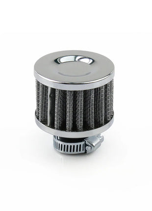 Universal 12mm Car Air Filter Vent Crankcase Breather Filter Valve Stem Covers Mini Air Breather Cold Air Intake