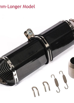 Kpr150 Horizon 350r3r25 Gsx Ninja250z400 Huanglong 300 Modified Small Hexagonal Exhaust Pipe Model Universal Modification Parts