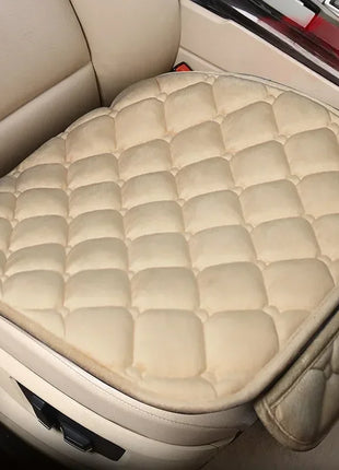 Car Seat Covers, Warm Seat Cushion Protector, Plush Seat Cover, Universal for Sedan, Hatchback, SUV, Autumn, Winter