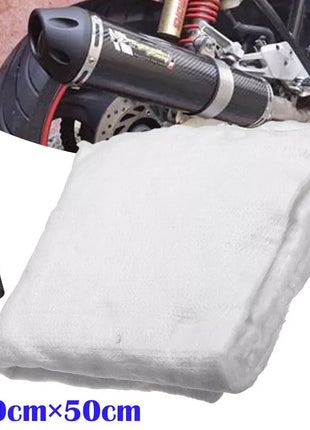 100x50cm  Motorcycle Exhaust Pipe Silencer Cotton Fiberglass Needle Felt Fibreglass Silencer Packing Car Accessories