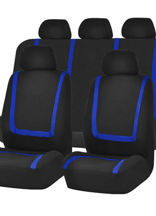 Universal Stripe Style Polyester Fabric Car Seat Covers car Leather Seat Covers