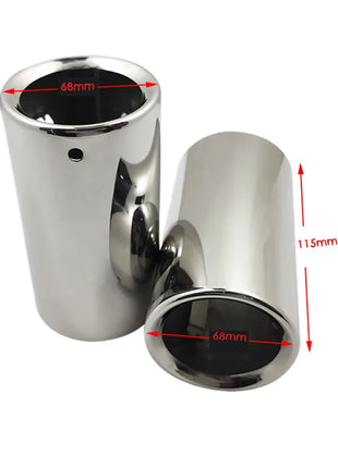 Exhaust Tips For Sagitar Lavida Bora Golf Tiguan Scirocco 1.4T BMW F30 E90 TailPipe Stainless Steel Exhaust Muffler Tip Nozzle