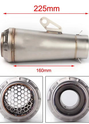 Universal Motorcycle Exhaust Muffler DB Killer GP Motocross Escape For Yamaha R1 R3 R6 CBR1000RR MT07 09 Z1000