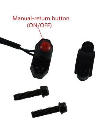 Universal 7/8 inch Motorcycle Switch Handlebar Mount Electric Power Start Kill Horn Fog Light With Wire Harness Button