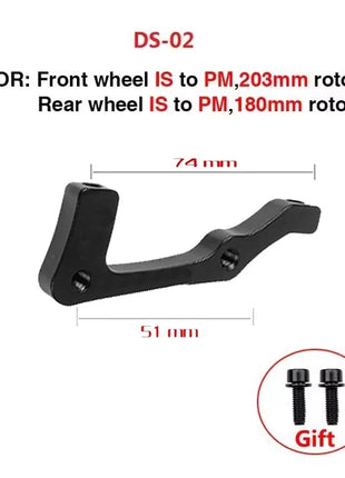 Bike Disc Brake Rotor Mount Adapter MTB Ultralight Bracket IS PM A B to PM A Bicycle Disc Brake Adaptor for 140 160 180 203mm