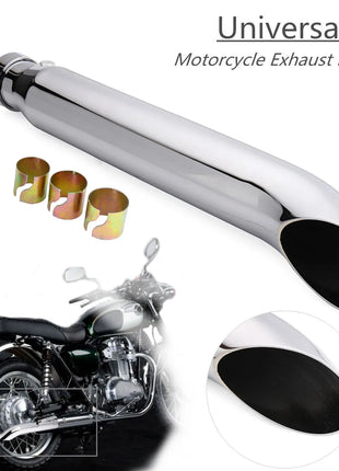 Universal Motorcycle Exhaust Muffler Retro Vintage Classic Electroplating Escap Moto for cg125 sr400 cb500 vt500 CM300 500 Cafe