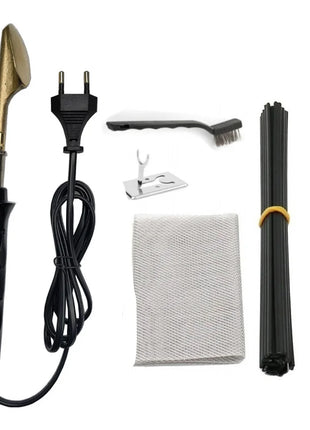 50W Hot Stapler Plastic Welding Machine Plastic Bumper Soldering Iron 2 in 1 Garage Tools Car Bumpers Repair Kit PVC Welder Gun