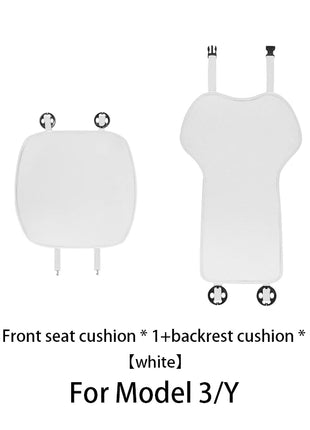 For Tesla Model Y/3 2018-2026 / Y juniper Ice silk seat cover cushion Ventilation Breathability Comfortable car seat accessories