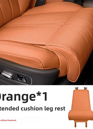 New Car Seat Leg Support Extension Suede Universal Auto Seat Extender Leg Cushion For Driver Memory Foam Seat Padding Mat Cover