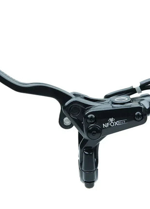 NFOX B015 4-piston Disc Hydraulic Brake E-bike Folding Mountain Bike Bicycle Power Off Black Red 160 180 203 roto Split Tube New