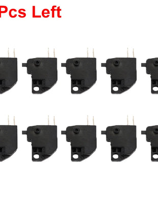 10 Pcs Universal Motorcycle Left/Right Front Brake Stop Switch For Electric Scooter ATV Buggy Disc Brake Handlebar Control Parts
