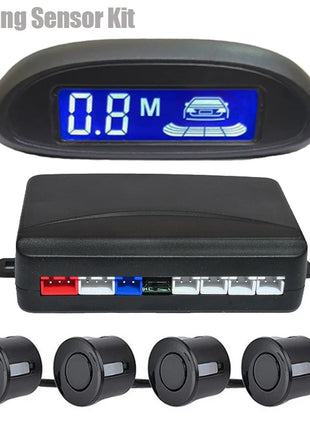 Multiple Radar Car Parktronic LED Parking Sensor Kit Radar Backlight Display Backup Monitor Detector System