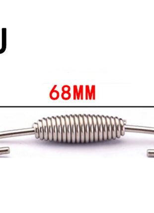2pcs 43mm-92mm Motorcycle Exhaust Spring Hooks Stainless Steel Exhaust Front Middle Link Pipe Rotatable Muffler  Springs