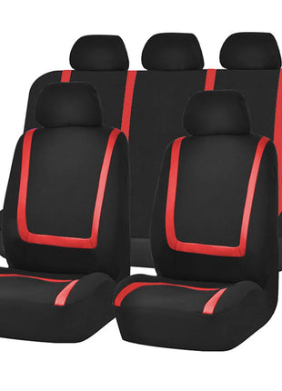 Universal Stripe Style Polyester Fabric Car Seat Covers car Leather Seat Covers