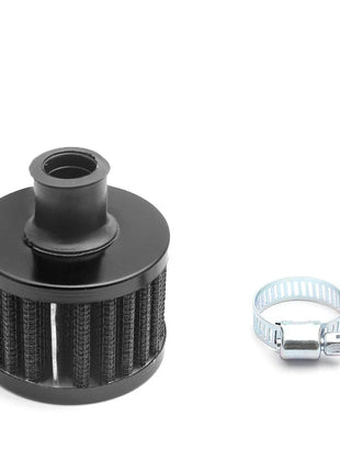 Universal 12mm Car Air Filter Vent Crankcase Breather Filter Valve Stem Covers Mini Air Breather Cold Air Intake