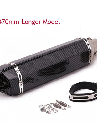 51mm Universal Accessories Motorcycle Exhaust pipe Modified Muffler Pipe echappement moto db killer For XJ6 MT07 09 03