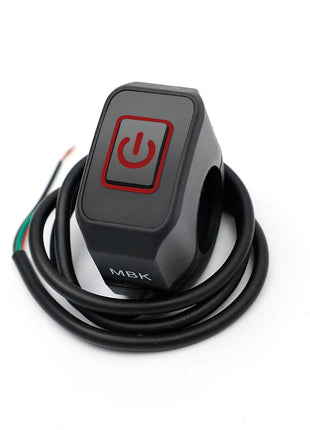 Universal Motorcycle Handlebar Switch Button 12V Button Connector Switch for Electric Star Pressure Waterproof Control Switch
