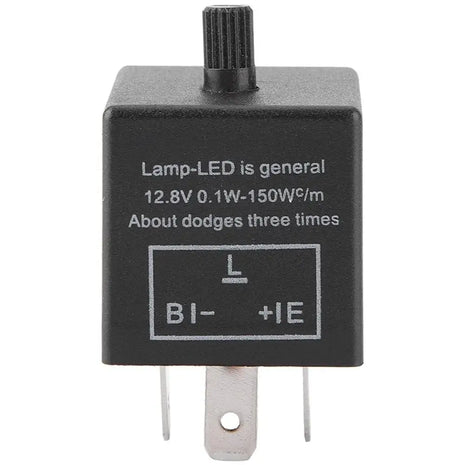 12v 3 pin Adjustable LED Flasher Relay Motorcycle Turn Signal Lights LED Flashing Converter Tool Electronics Regulator Kit