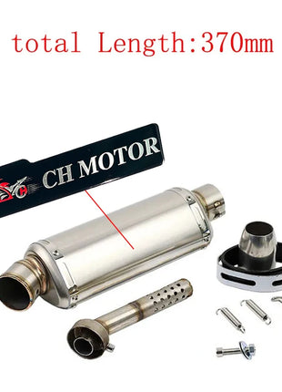 Universal 51mm Motorcycle Exhaust Muffler Escape Moto with DB Killer For Yamaha PCX125 FZ1N Z900 CBR500R R6 R25 R3 R1