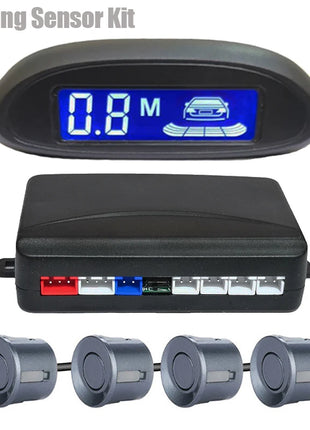 Multiple Radar Car Parktronic LED Parking Sensor Kit Radar Backlight Display Backup Monitor Detector System
