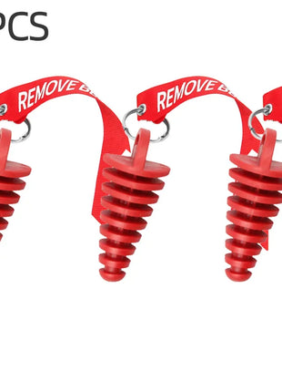 1/3/5pcs 1.07 inch - 1.85 inch Exhaust Pipe Plug Motorcycle Motocross Tailpipe Rubber Air Bleeder Plug Exhaust Wash Plug Pipe Protector
