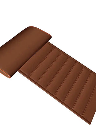 Car Seat Extender Leg Cushion For Driver Leather Universal Leg Support Pillow Cover Memory Foam Auto Seat Extender Padding Mat