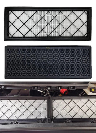 Cabin Filter Air Filter HEPA Air Intake Filter Replacement With Activated Carbon For Tesla Model Y 2020 2021 2022 2023 2024