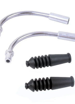 Aluminum Bicycle V Brake Noodles Bend Tube Cable Guide Rubber Head Hose Brake Bicycle Parts MTB Accessory