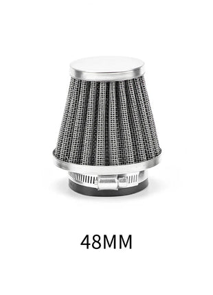1pc Universal 35-60mm Motorcycle Tapered Air Filter Cleaner Dirt Pit High Air Flow Filter Conical Air Filter Dirt Cleaner