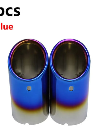 For VW Volkswagen GOLF MK6 MK7 2009-2016 / POLO 2012-2014 Muffler Tip Stainless Steel Exhaust Tip Nozzle