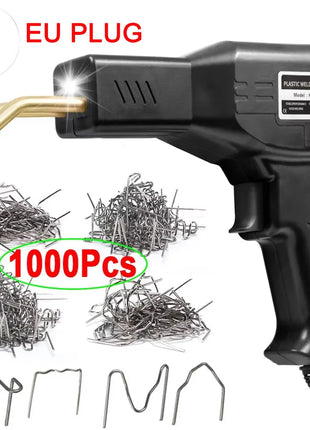Plastic Welder Gun Welding Machine with Soldering Iron for PVC/Plastic Staple Repair, Car Bumper Repair Tools