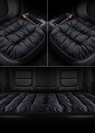 Car Seat Cushion Seat Cover General Front Rear Full Set Down Feather Breathable Protector Mat Pad Auto Accessories for Most Cars